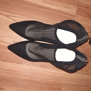 Mesh Ankle Boots